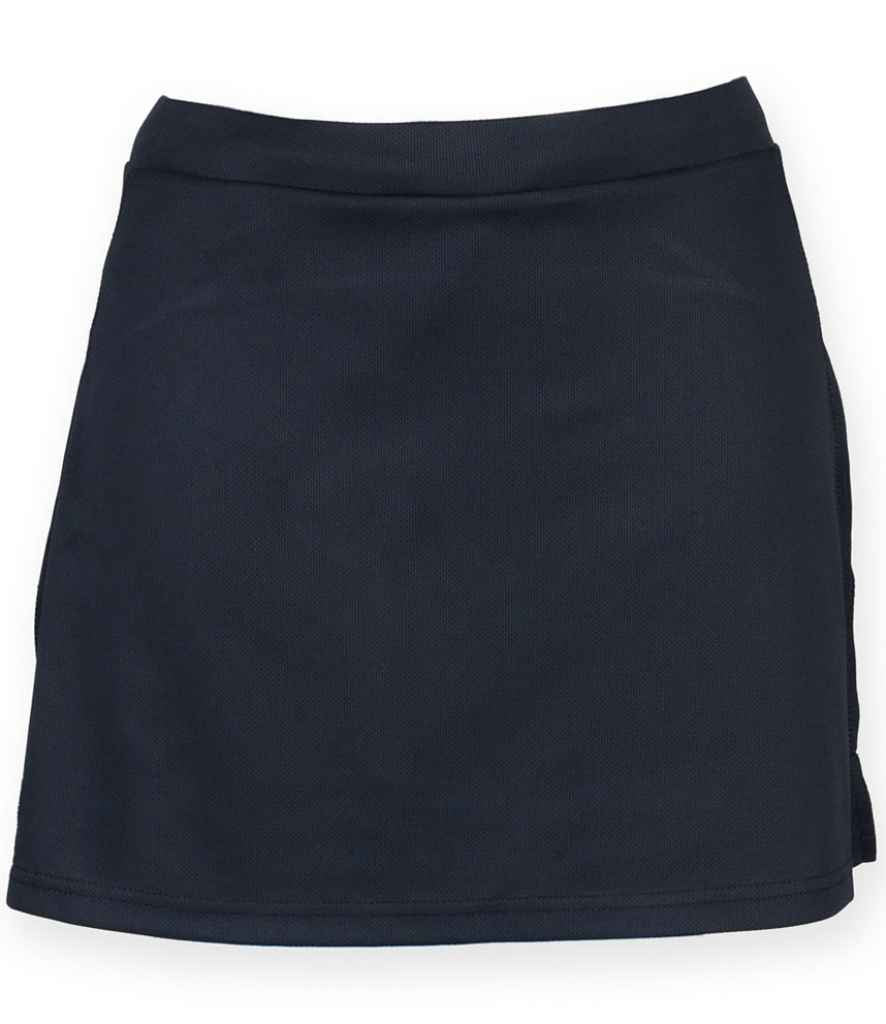 Finden and Hales Ladies Skort in Navy by Finden + Hales — Custom branded clothing by Print Press, featuring premium embroidery produced in our specialist print lab in the UK.