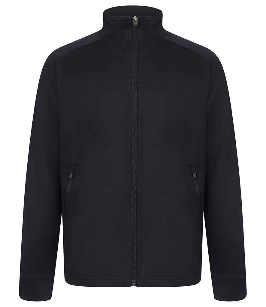 Finden and Hales Kids Knitted Tracksuit Top in Navy Navy by Finden + Hales — Custom branded clothing by Print Press, featuring premium embroidery produced in our specialist print lab in the UK.