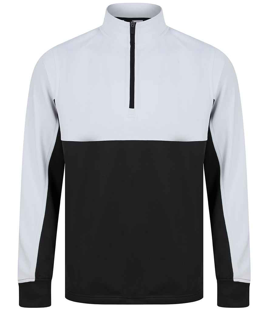 Finden and Hales 1/4 Zip Tracksuit Top in by Finden + Hales — Custom branded clothing by Print Press, featuring premium embroidery produced in our specialist print lab in the UK.