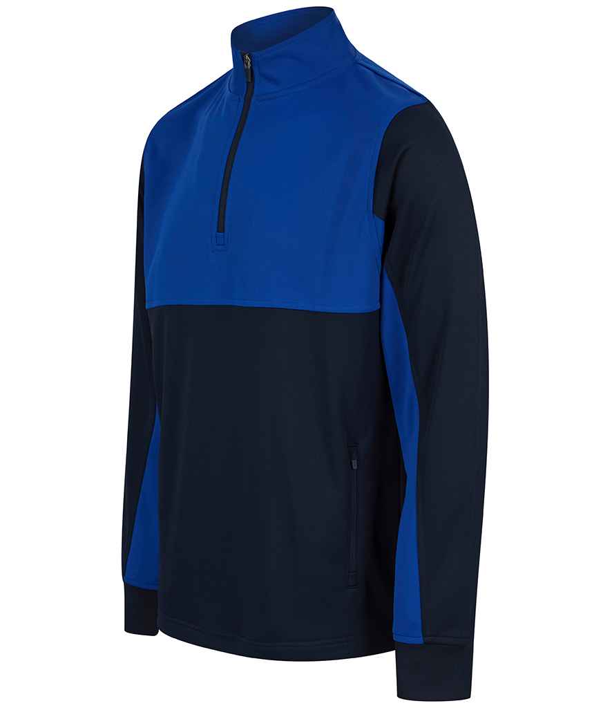 Finden and Hales 1/4 Zip Tracksuit Top in by Finden + Hales — Custom branded clothing by Print Press, featuring premium embroidery produced in our specialist print lab in the UK.
