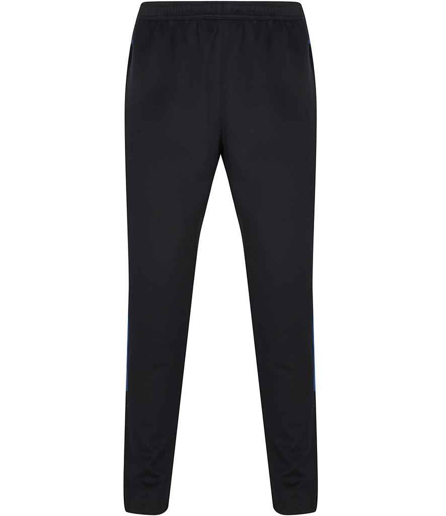 Finden and Hales Knitted Tracksuit Pants in Navy Royal Blue by Finden + Hales — Custom branded clothing by Print Press, featuring premium embroidery produced in our specialist print lab in the UK.