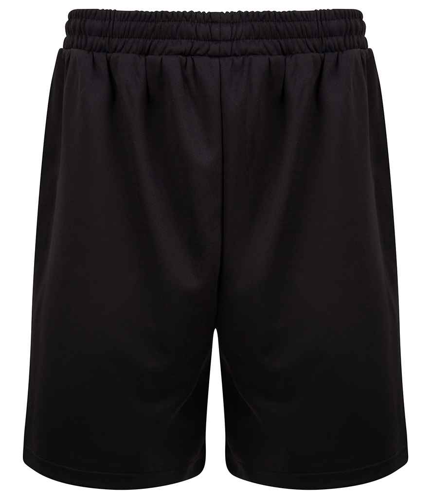 Finden and Hales Knitted Shorts in Black Black by Finden + Hales — Custom branded clothing by Print Press, featuring premium embroidery produced in our specialist print lab in the UK.