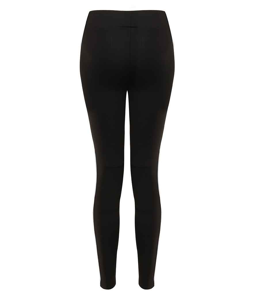 Finden and Hales Ladies Contrast Team Leggings in by Finden + Hales — Custom branded clothing by Print Press, featuring premium embroidery produced in our specialist print lab in the UK.