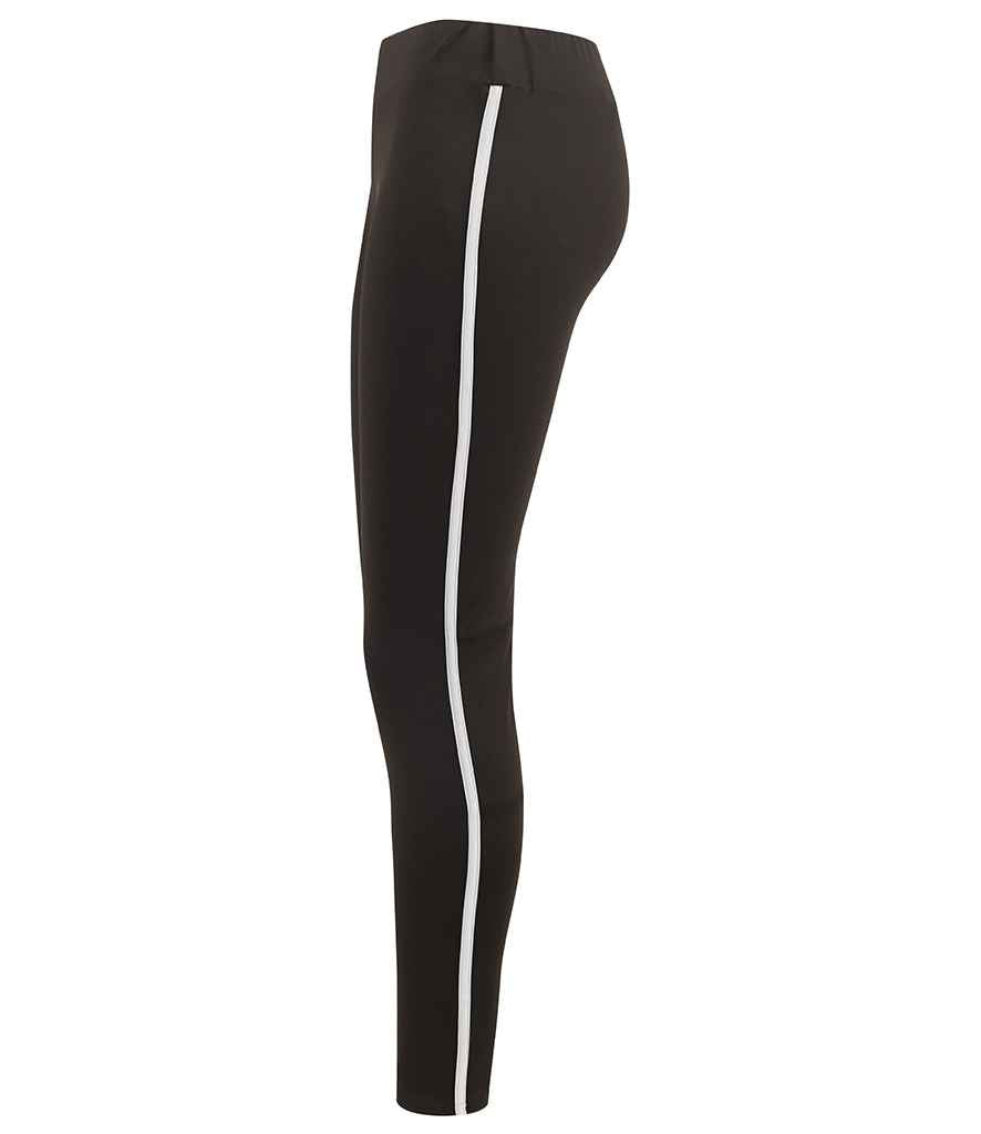 Finden and Hales Ladies Contrast Team Leggings in by Finden + Hales — Custom branded clothing by Print Press, featuring premium embroidery produced in our specialist print lab in the UK.