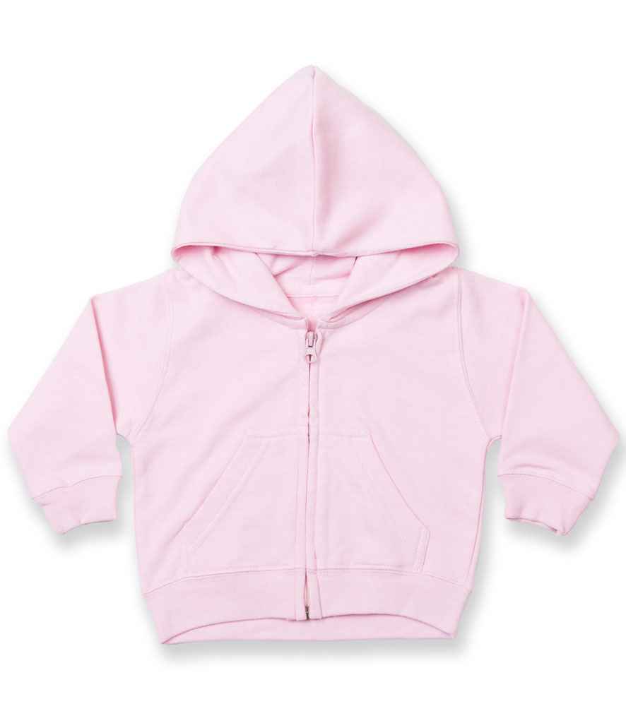 Larkwood Baby/Toddler Zip Hooded Sweatshirt in by Larkwood — Custom branded clothing by Print Press, featuring premium embroidery produced in our specialist print lab in the UK.