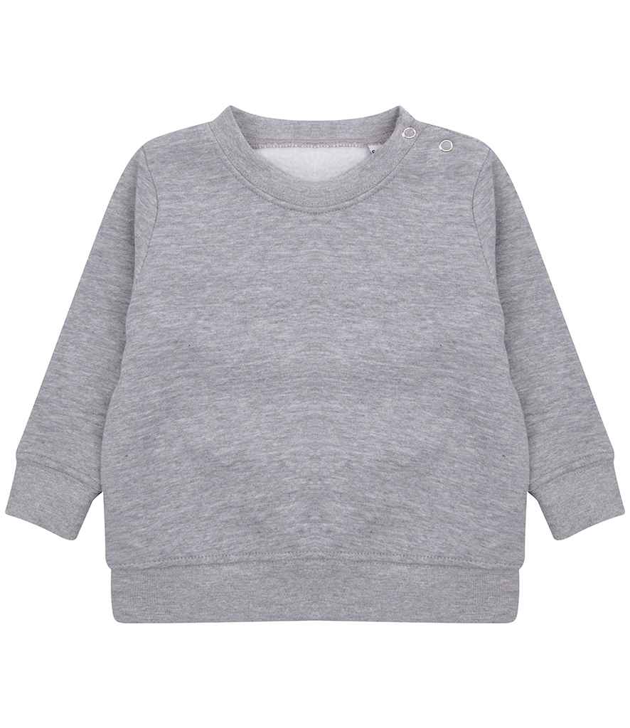 Larkwood Baby/Toddler Sweatshirt in by Larkwood — Custom branded clothing by Print Press, featuring premium embroidery produced in our specialist print lab in the UK.