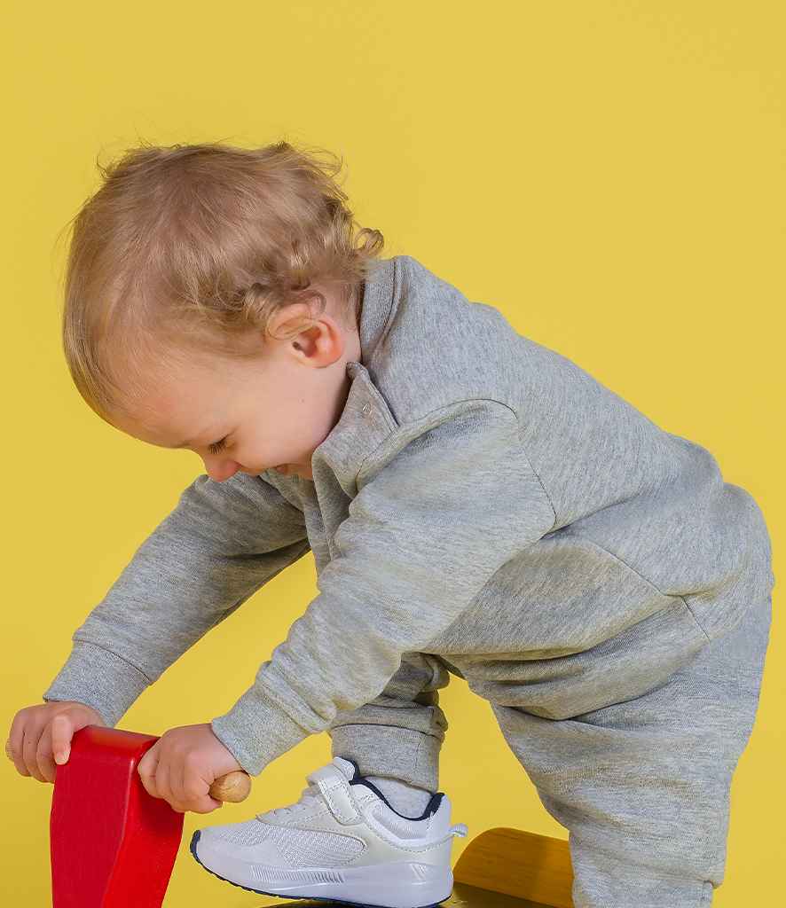 Larkwood Baby/Toddler Sweatshirt in by Larkwood — Custom branded clothing by Print Press, featuring premium embroidery produced in our specialist print lab in the UK.