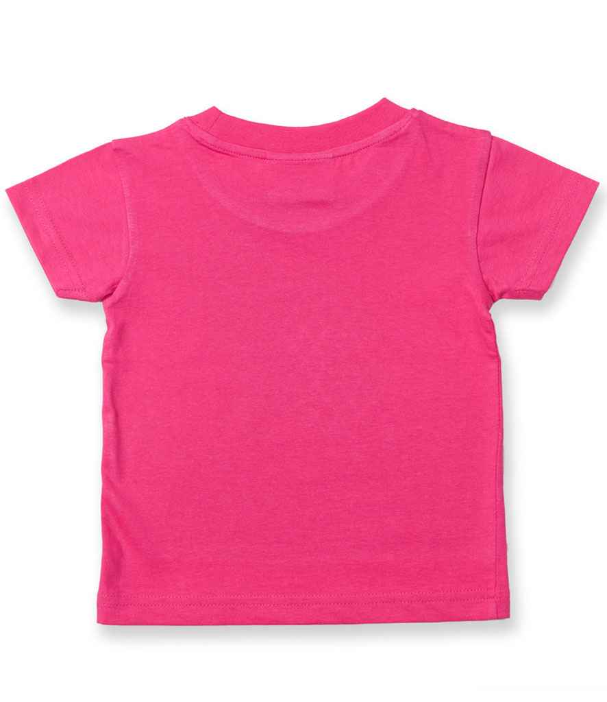 Larkwood Baby/Toddler T-Shirt in by Larkwood — Custom branded clothing by Print Press, featuring premium embroidery produced in our specialist print lab in the UK.