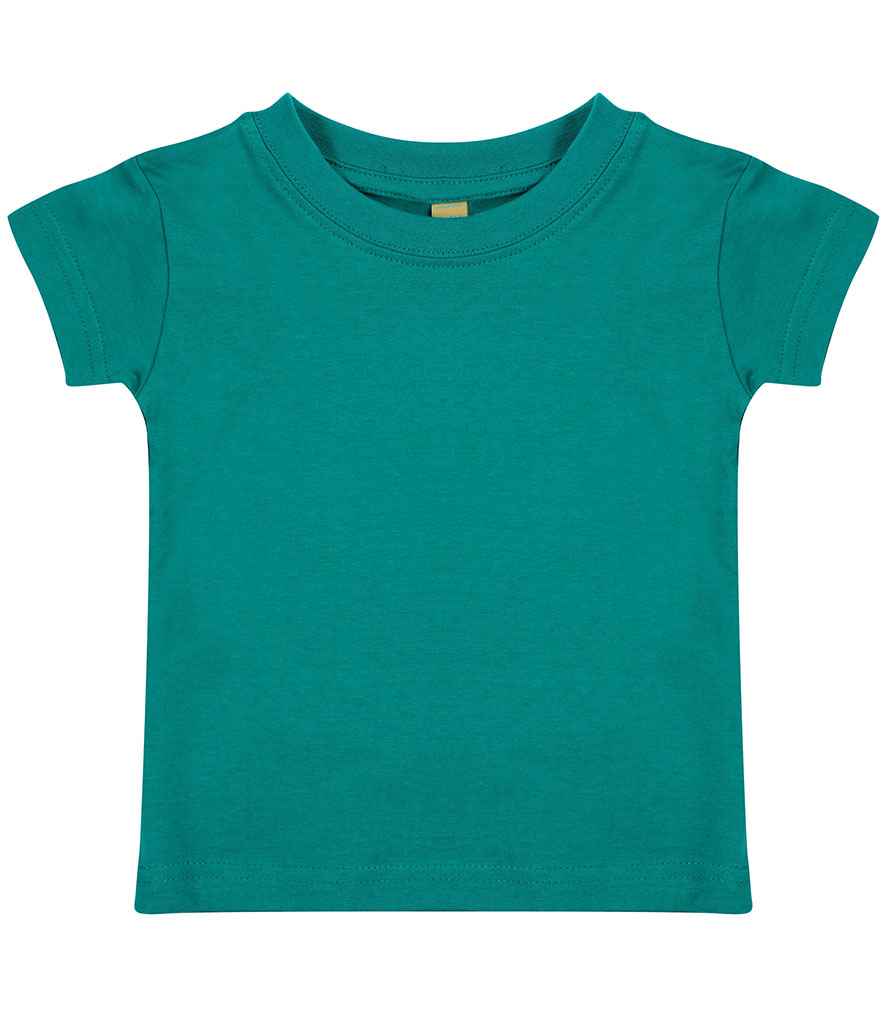 Larkwood Baby/Toddler T-Shirt in Jade by Larkwood — Custom branded clothing by Print Press, featuring premium embroidery produced in our specialist print lab in the UK.