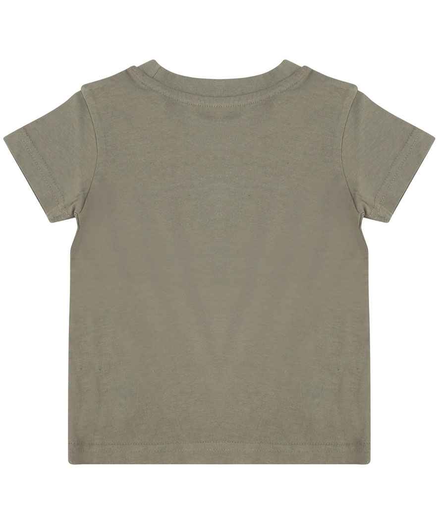 Larkwood Baby/Toddler T-Shirt in by Larkwood — Custom branded clothing by Print Press, featuring premium embroidery produced in our specialist print lab in the UK.