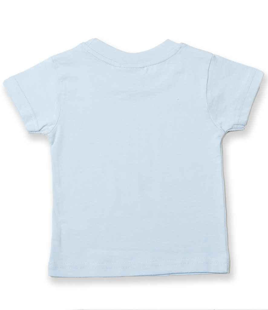 Larkwood Baby/Toddler T-Shirt in by Larkwood — Custom branded clothing by Print Press, featuring premium embroidery produced in our specialist print lab in the UK.
