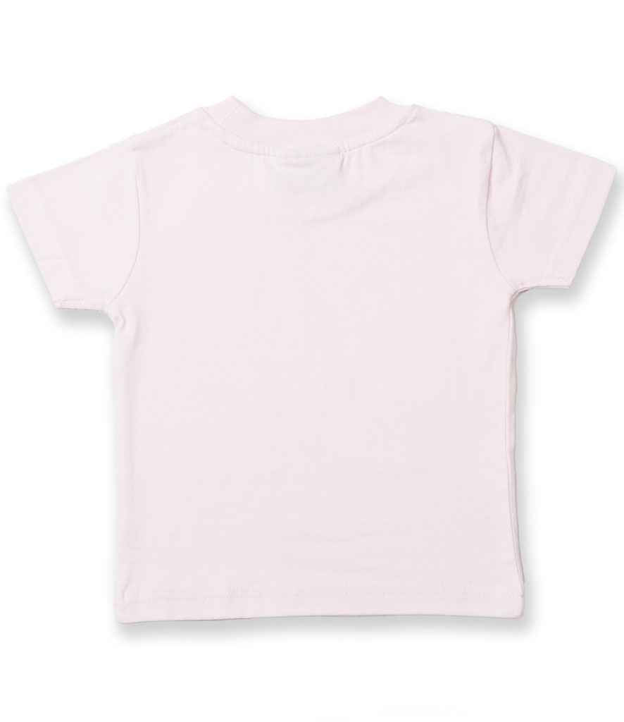 Larkwood Baby/Toddler T-Shirt in by Larkwood — Custom branded clothing by Print Press, featuring premium embroidery produced in our specialist print lab in the UK.