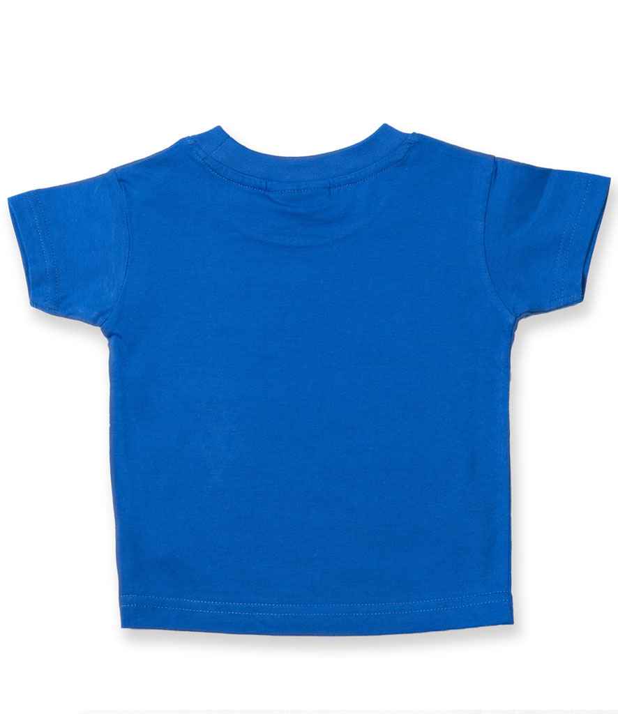 Larkwood Baby/Toddler T-Shirt in by Larkwood — Custom branded clothing by Print Press, featuring premium embroidery produced in our specialist print lab in the UK.