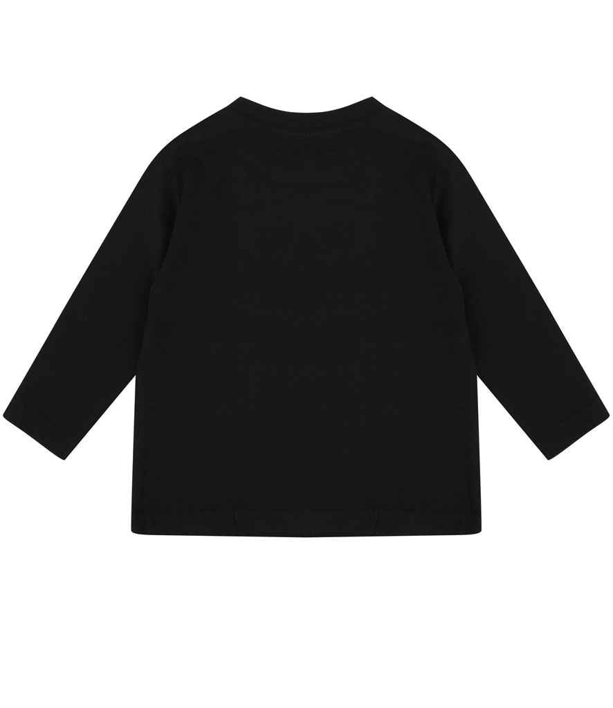 Larkwood Baby/Toddler Long Sleeve T-Shirt in by Larkwood — Custom branded clothing by Print Press, featuring premium embroidery produced in our specialist print lab in the UK.