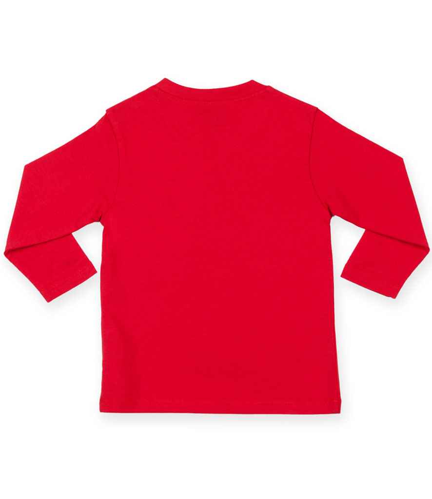 Larkwood Baby/Toddler Long Sleeve T-Shirt in by Larkwood — Custom branded clothing by Print Press, featuring premium embroidery produced in our specialist print lab in the UK.