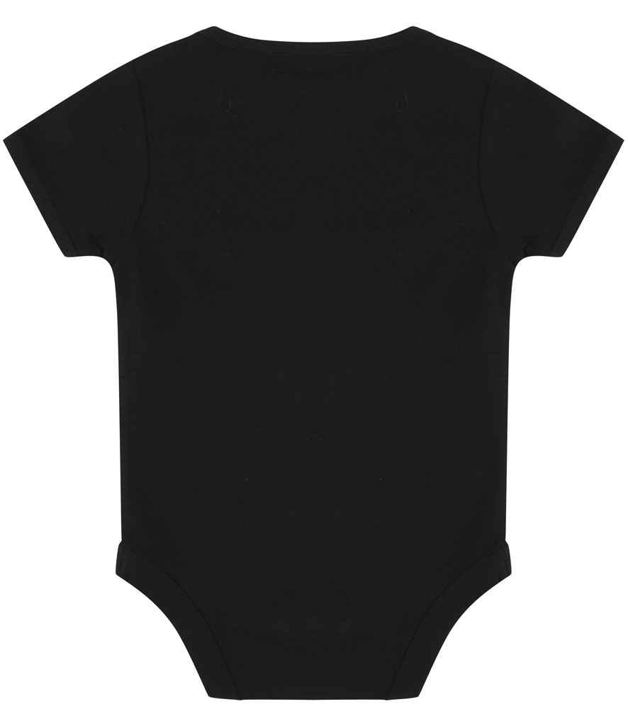 Larkwood Essential Short Sleeve Baby Bodysuit in by Larkwood — Custom branded clothing by Print Press, featuring premium embroidery produced in our specialist print lab in the UK.