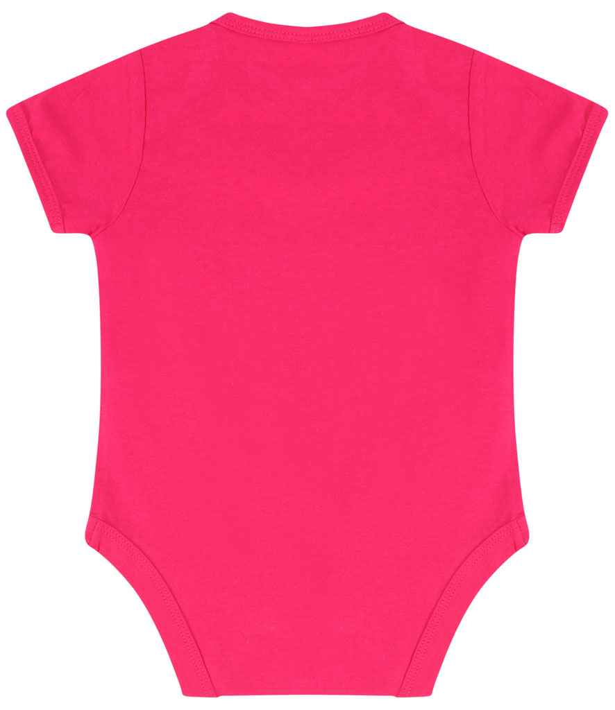 Larkwood Essential Short Sleeve Baby Bodysuit in by Larkwood — Custom branded clothing by Print Press, featuring premium embroidery produced in our specialist print lab in the UK.