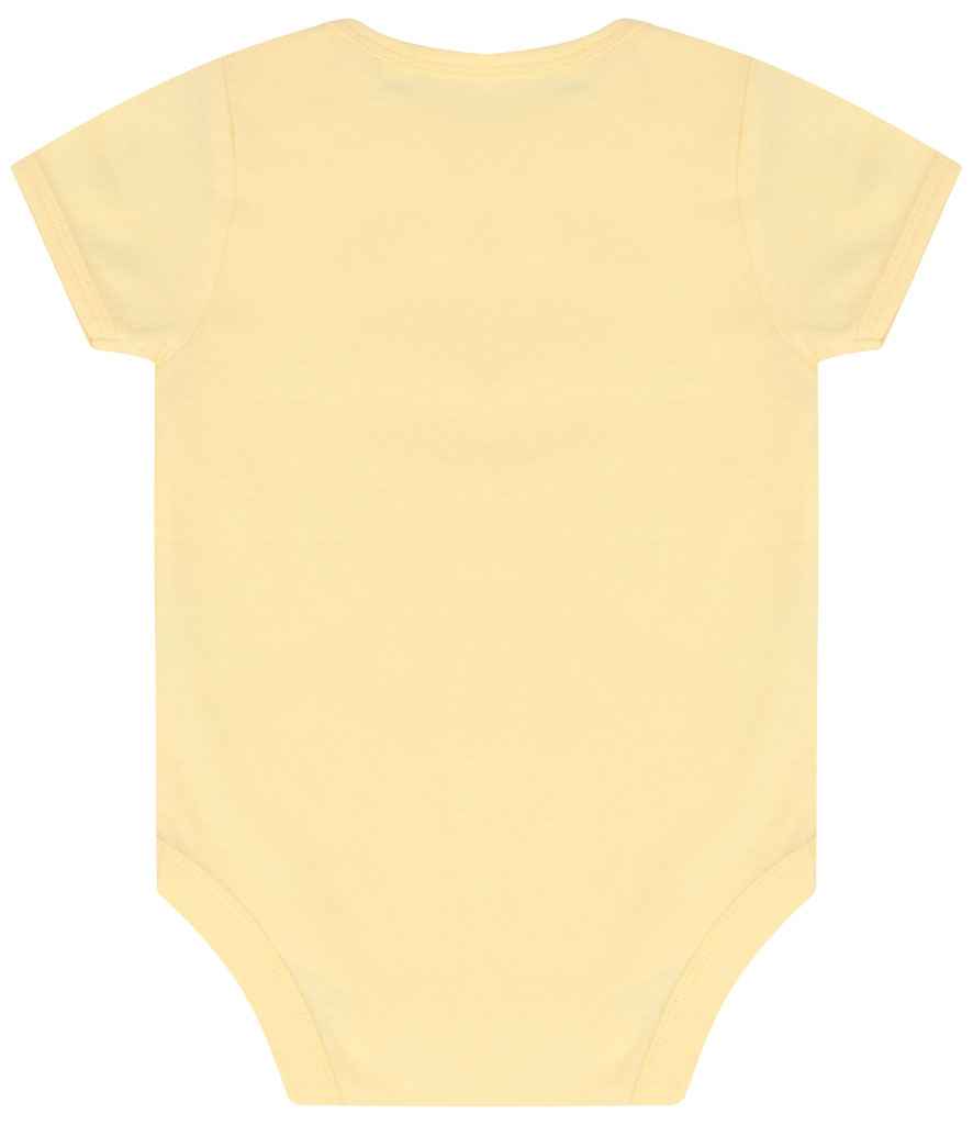 Larkwood Essential Short Sleeve Baby Bodysuit in by Larkwood — Custom branded clothing by Print Press, featuring premium embroidery produced in our specialist print lab in the UK.