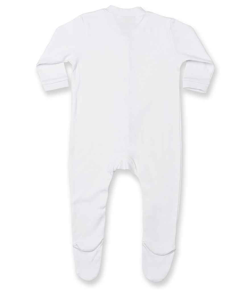 Larkwood Baby Sleepsuit in by Larkwood — Custom branded clothing by Print Press, featuring premium embroidery produced in our specialist print lab in the UK.