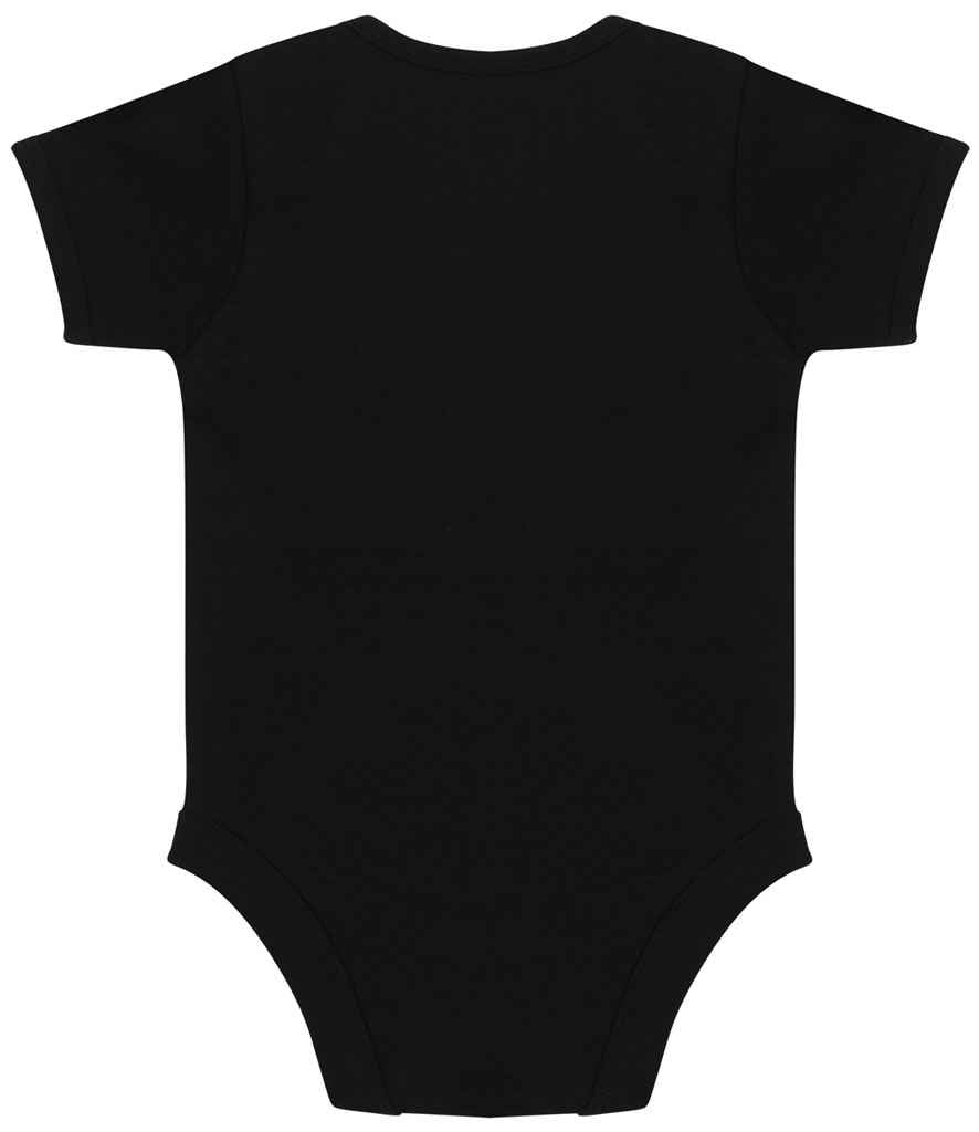 Larkwood Short Sleeve Baby Bodysuit in by Larkwood — Custom branded clothing by Print Press, featuring premium embroidery produced in our specialist print lab in the UK.