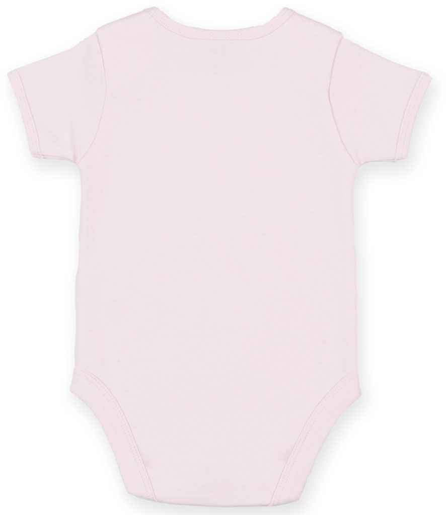 Larkwood Short Sleeve Baby Bodysuit in by Larkwood — Custom branded clothing by Print Press, featuring premium embroidery produced in our specialist print lab in the UK.