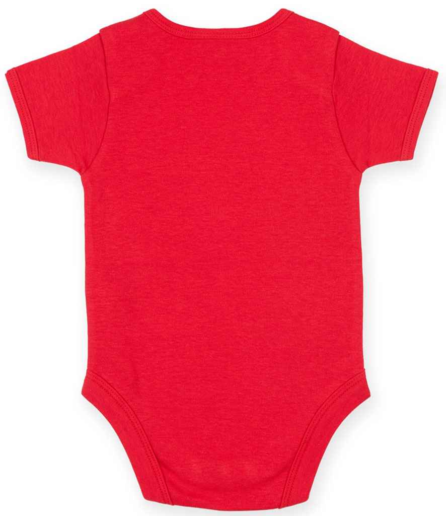 Larkwood Short Sleeve Baby Bodysuit in by Larkwood — Custom branded clothing by Print Press, featuring premium embroidery produced in our specialist print lab in the UK.