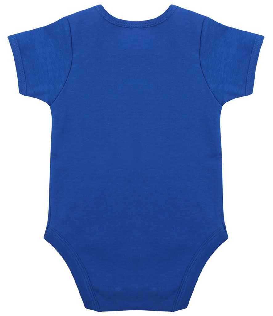 Larkwood Short Sleeve Baby Bodysuit in by Larkwood — Custom branded clothing by Print Press, featuring premium embroidery produced in our specialist print lab in the UK.