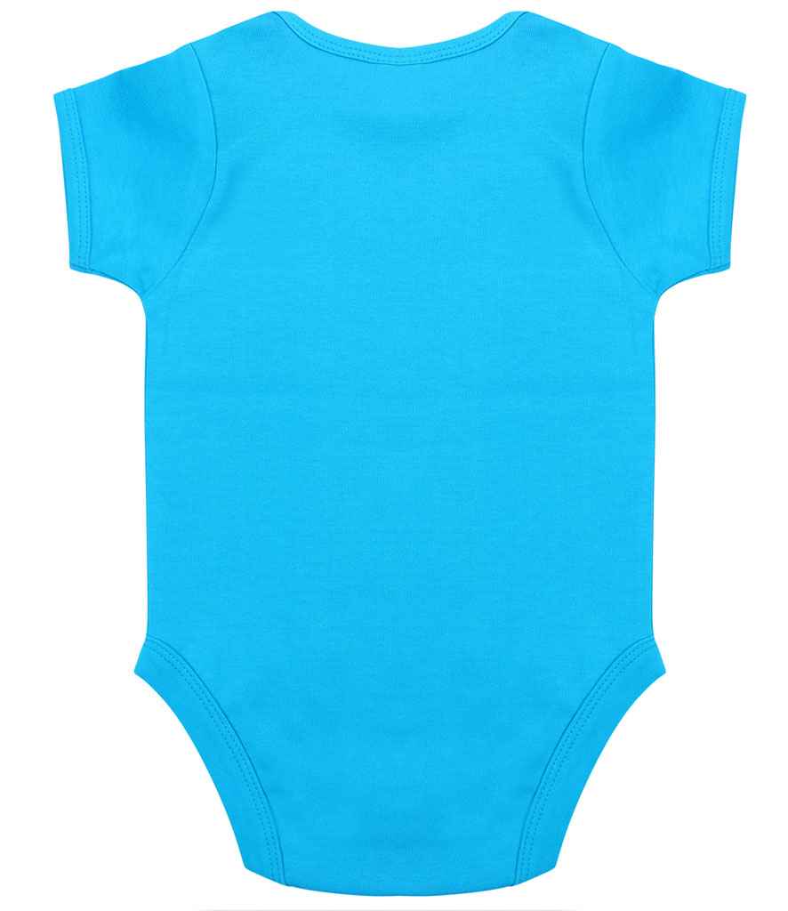 Larkwood Short Sleeve Baby Bodysuit in by Larkwood — Custom branded clothing by Print Press, featuring premium embroidery produced in our specialist print lab in the UK.