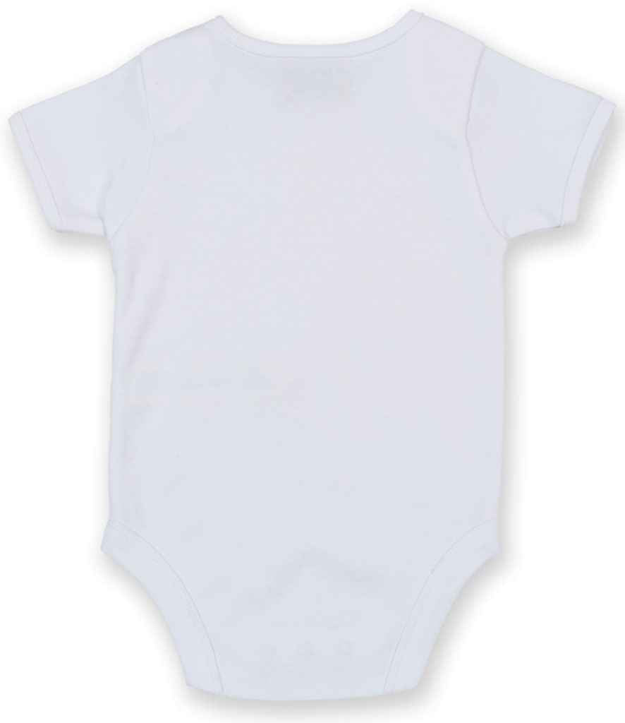 Larkwood Short Sleeve Baby Bodysuit in by Larkwood — Custom branded clothing by Print Press, featuring premium embroidery produced in our specialist print lab in the UK.