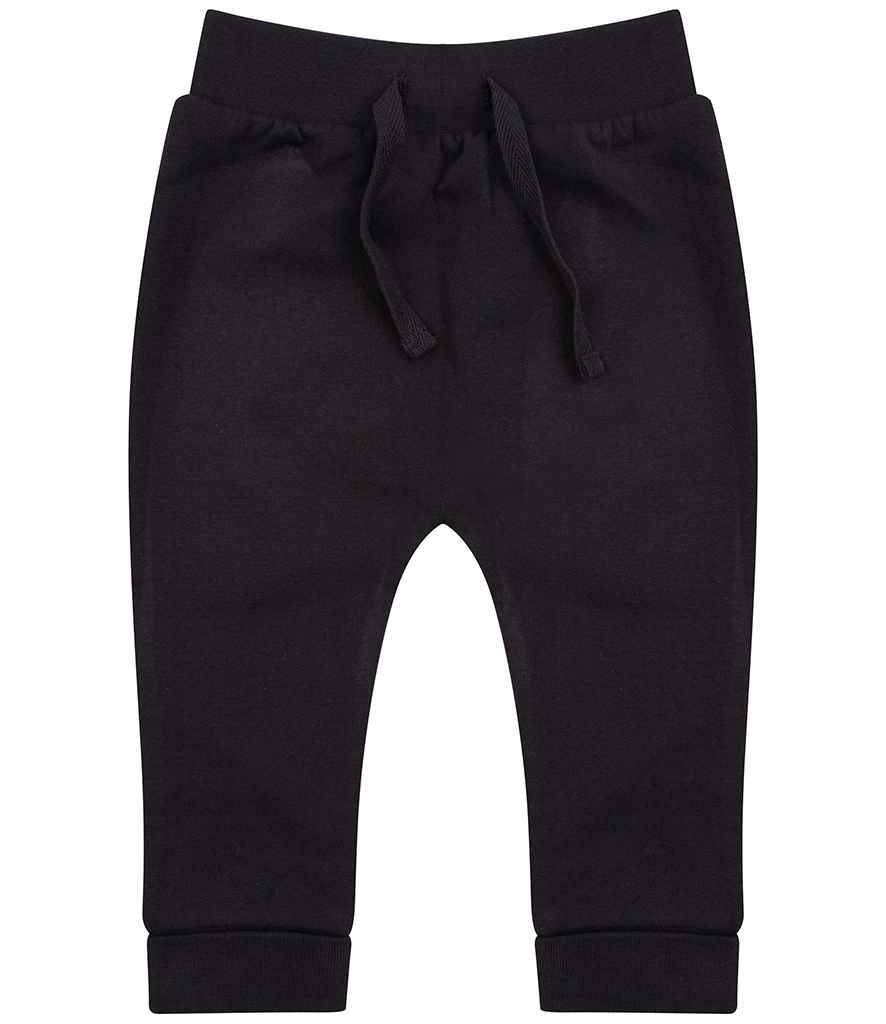 Larkwood Baby/Toddler Joggers in Black by Larkwood — Custom branded clothing by Print Press, featuring premium embroidery produced in our specialist print lab in the UK.
