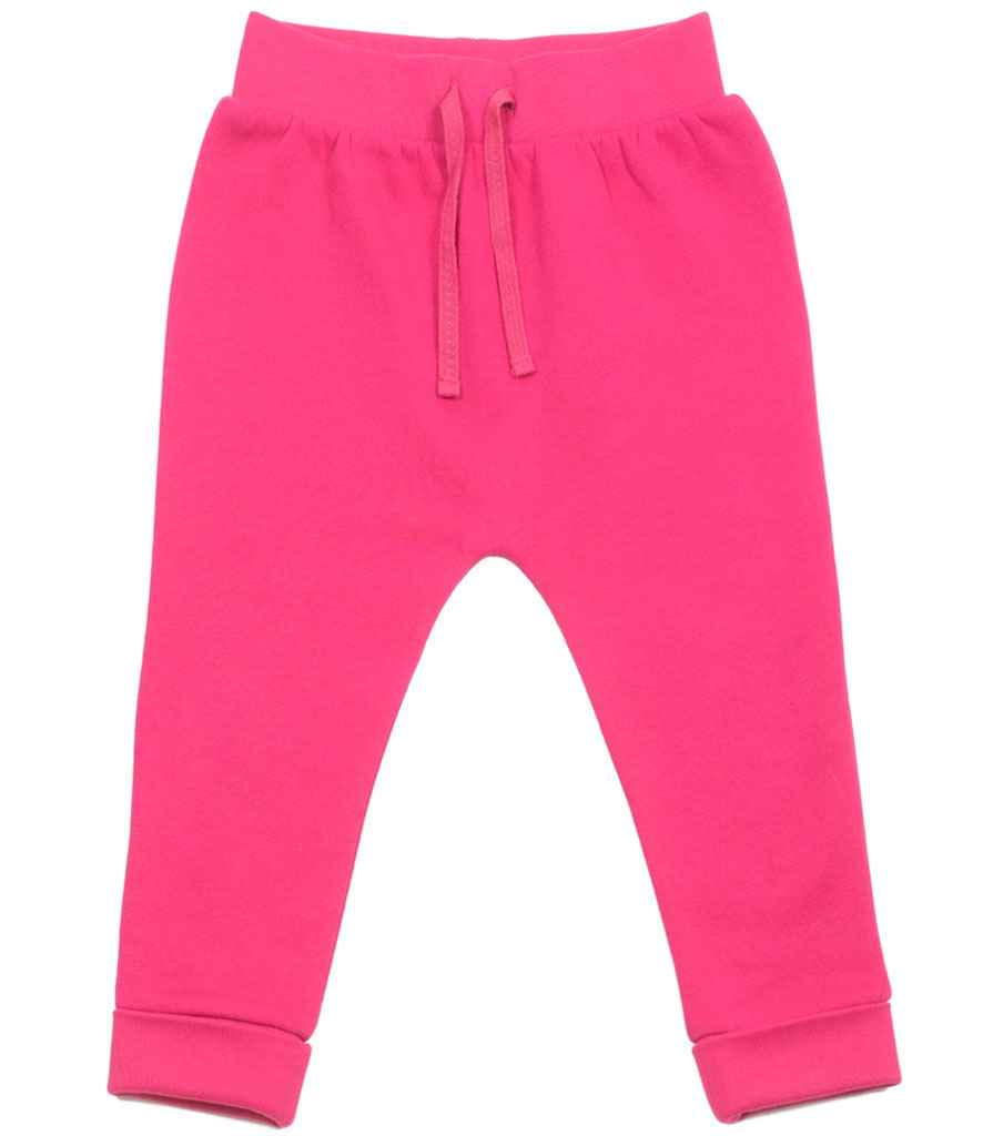 Larkwood Baby/Toddler Joggers in Fuchsia by Larkwood — Custom branded clothing by Print Press, featuring premium embroidery produced in our specialist print lab in the UK.