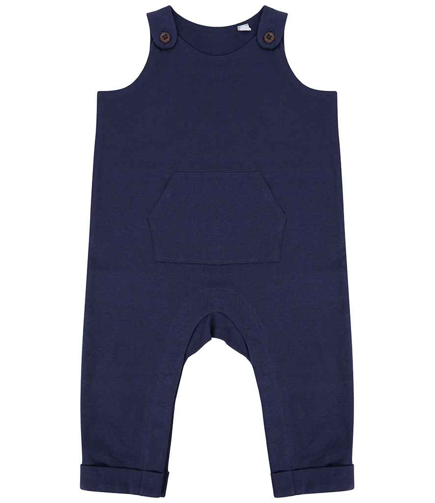 Larkwood Baby/Toddler Organic Cotton Dungarees in by Larkwood — Custom branded clothing by Print Press, featuring premium embroidery produced in our specialist print lab in the UK.