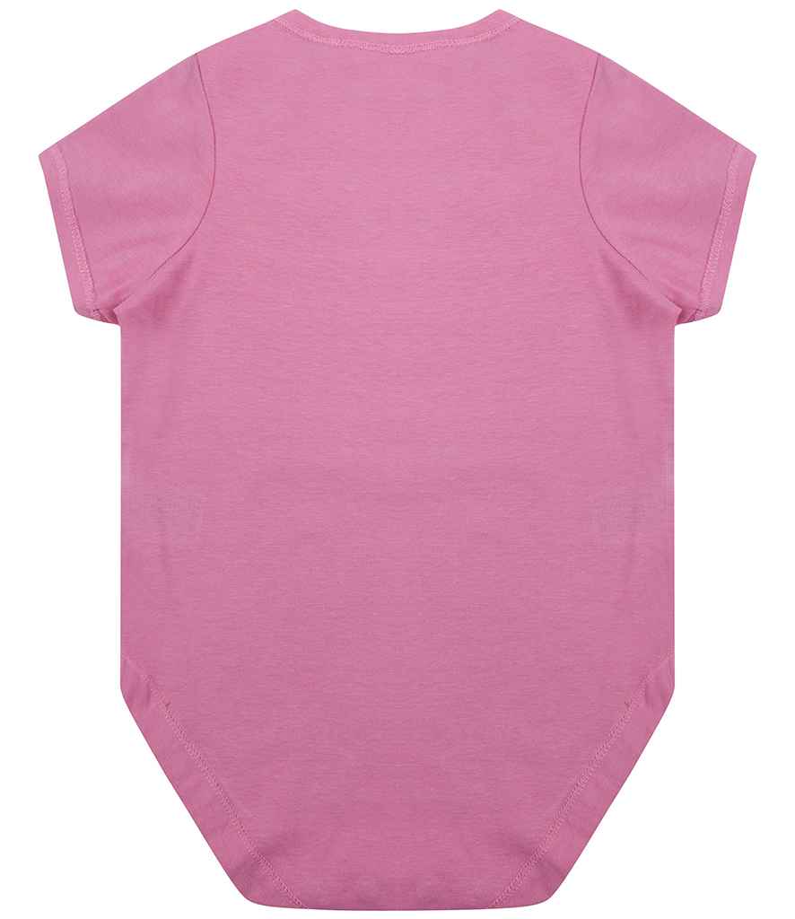 Larkwood Organic Baby Bodysuit in by Larkwood — Custom branded clothing by Print Press, featuring premium embroidery produced in our specialist print lab in the UK.