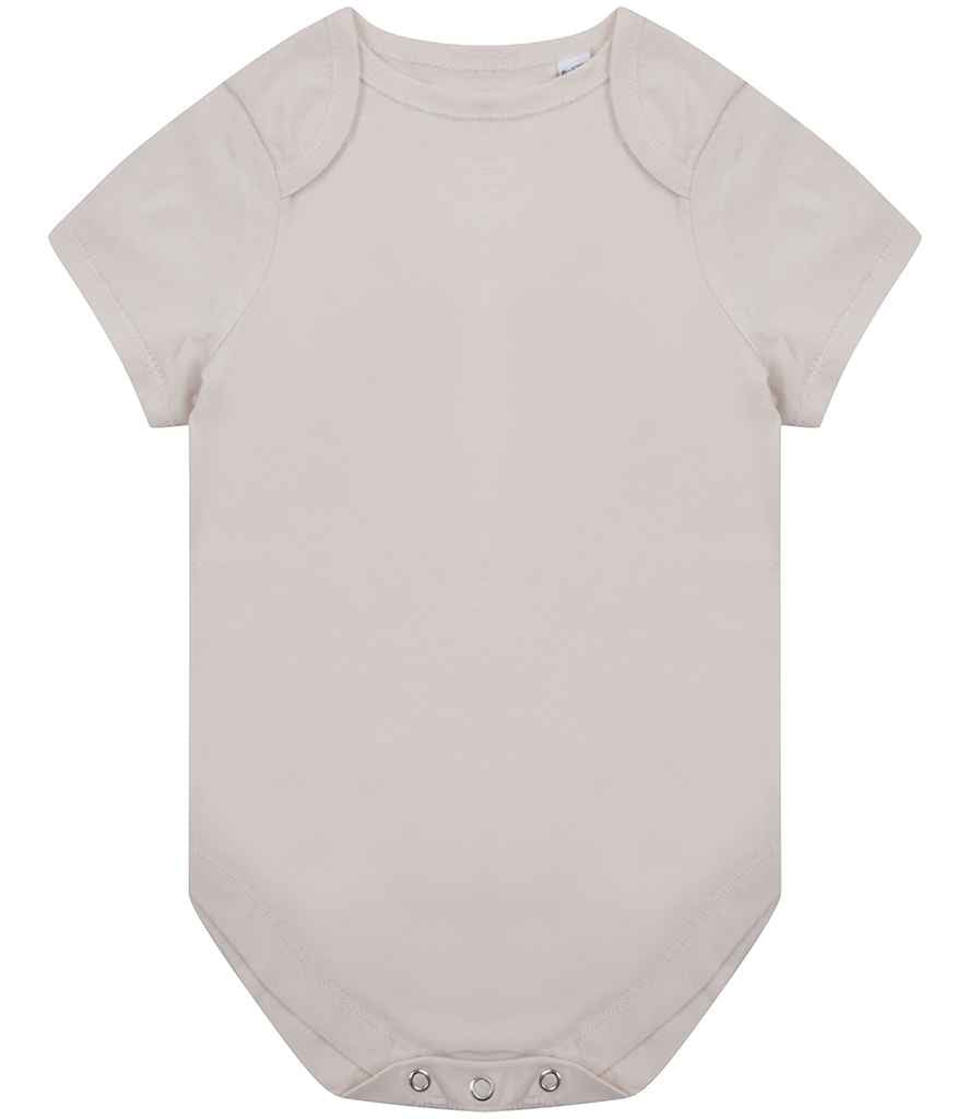 Larkwood Organic Baby Bodysuit in by Larkwood — Custom branded clothing by Print Press, featuring premium embroidery produced in our specialist print lab in the UK.