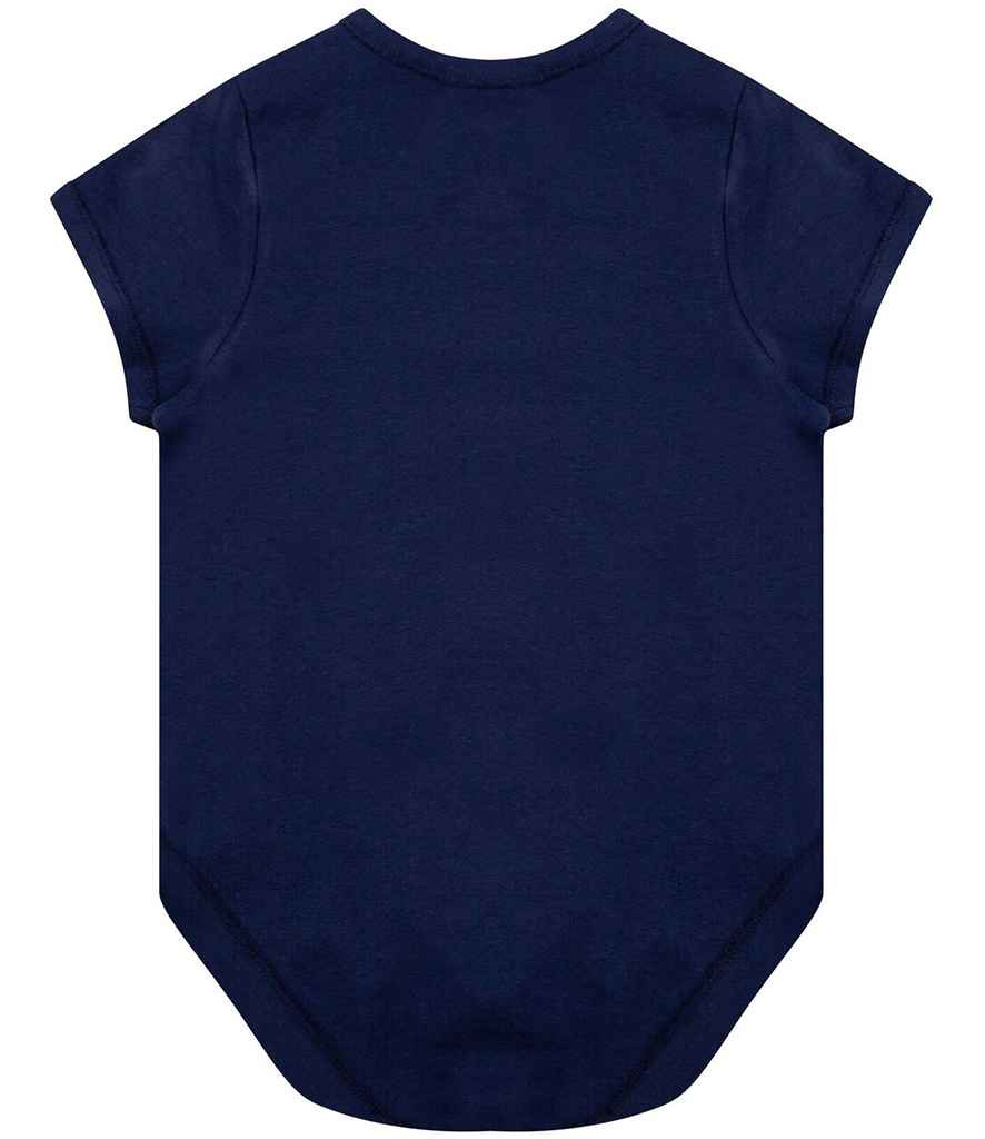 Larkwood Organic Baby Bodysuit in by Larkwood — Custom branded clothing by Print Press, featuring premium embroidery produced in our specialist print lab in the UK.