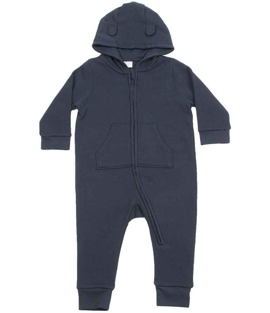Larkwood Baby/Toddler Fleece All In One in by Larkwood — Custom branded clothing by Print Press, featuring premium embroidery produced in our specialist print lab in the UK.