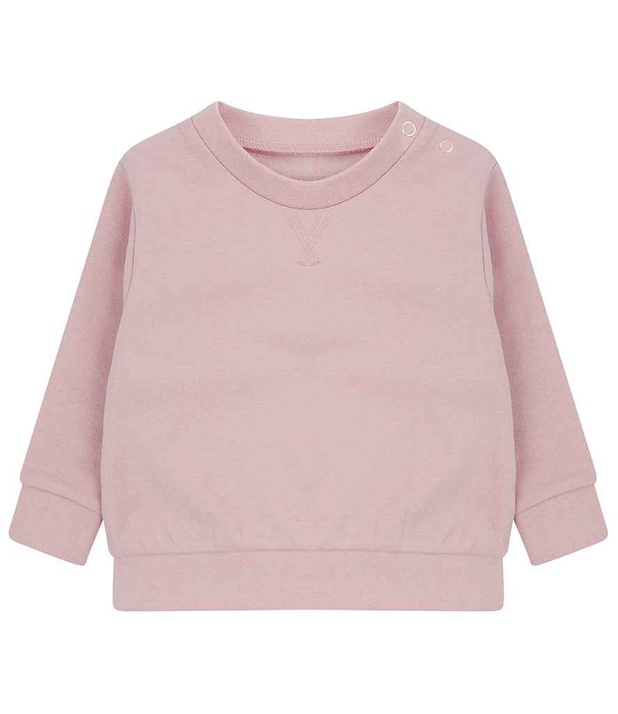 Larkwood Kids Sustainable Sweatshirt in by Larkwood — Custom branded clothing by Print Press, featuring premium embroidery produced in our specialist print lab in the UK.