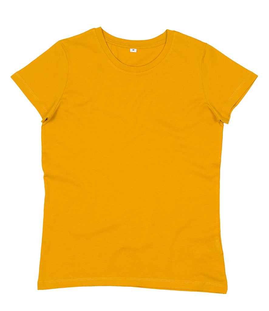 Mantis Ladies Essential T-Shirt in Mustard by Mantis — Custom branded clothing by Print Press, featuring premium embroidery produced in our specialist print lab in the UK.