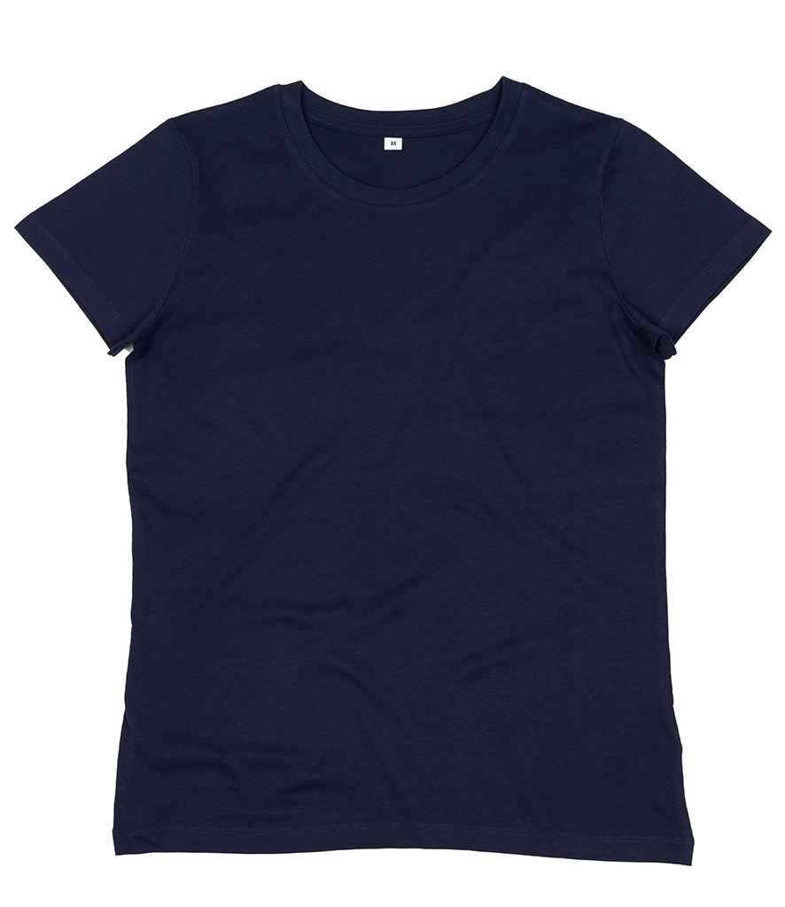 Mantis Ladies Essential T-Shirt in Navy by Mantis — Custom branded clothing by Print Press, featuring premium embroidery produced in our specialist print lab in the UK.