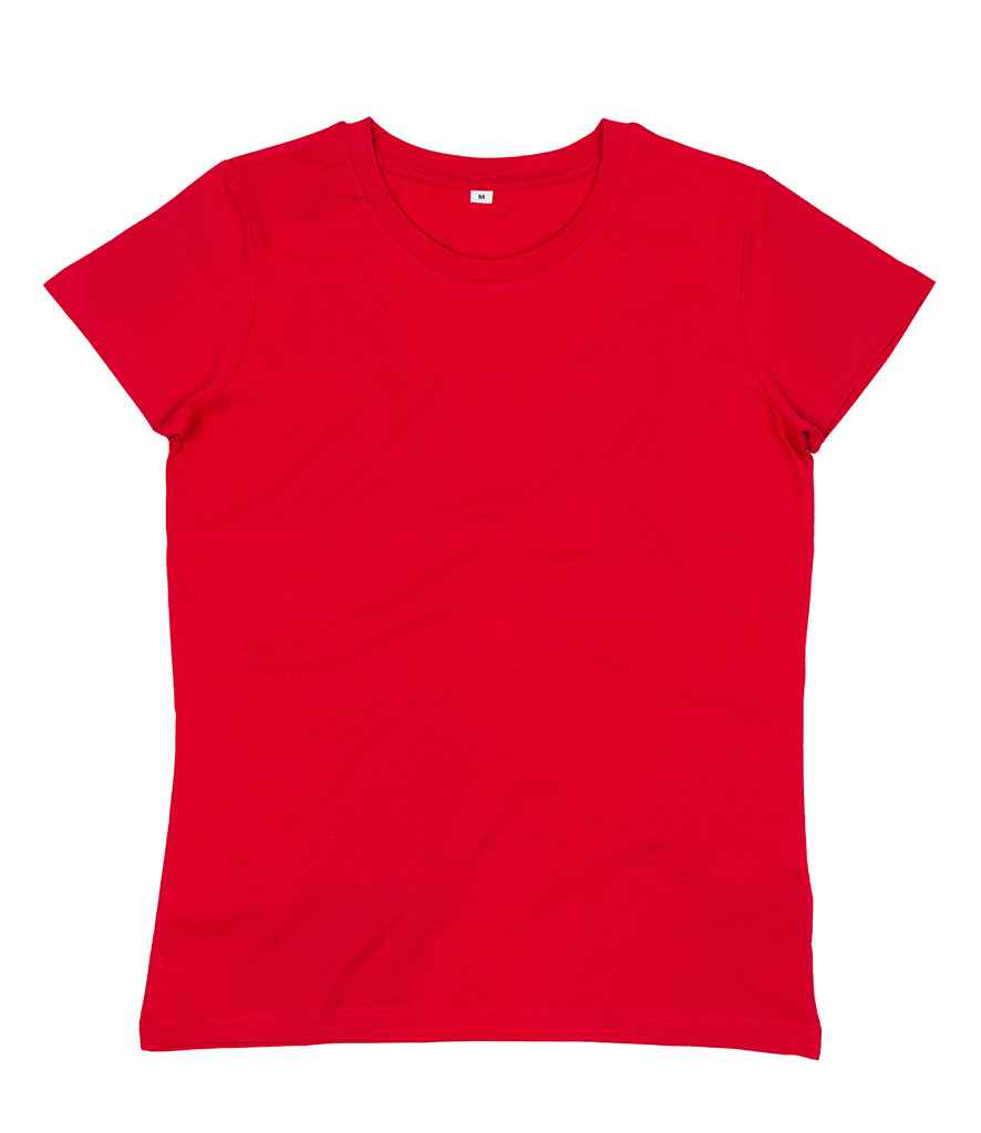 Mantis Ladies Essential T-Shirt in Red by Mantis — Custom branded clothing by Print Press, featuring premium embroidery produced in our specialist print lab in the UK.