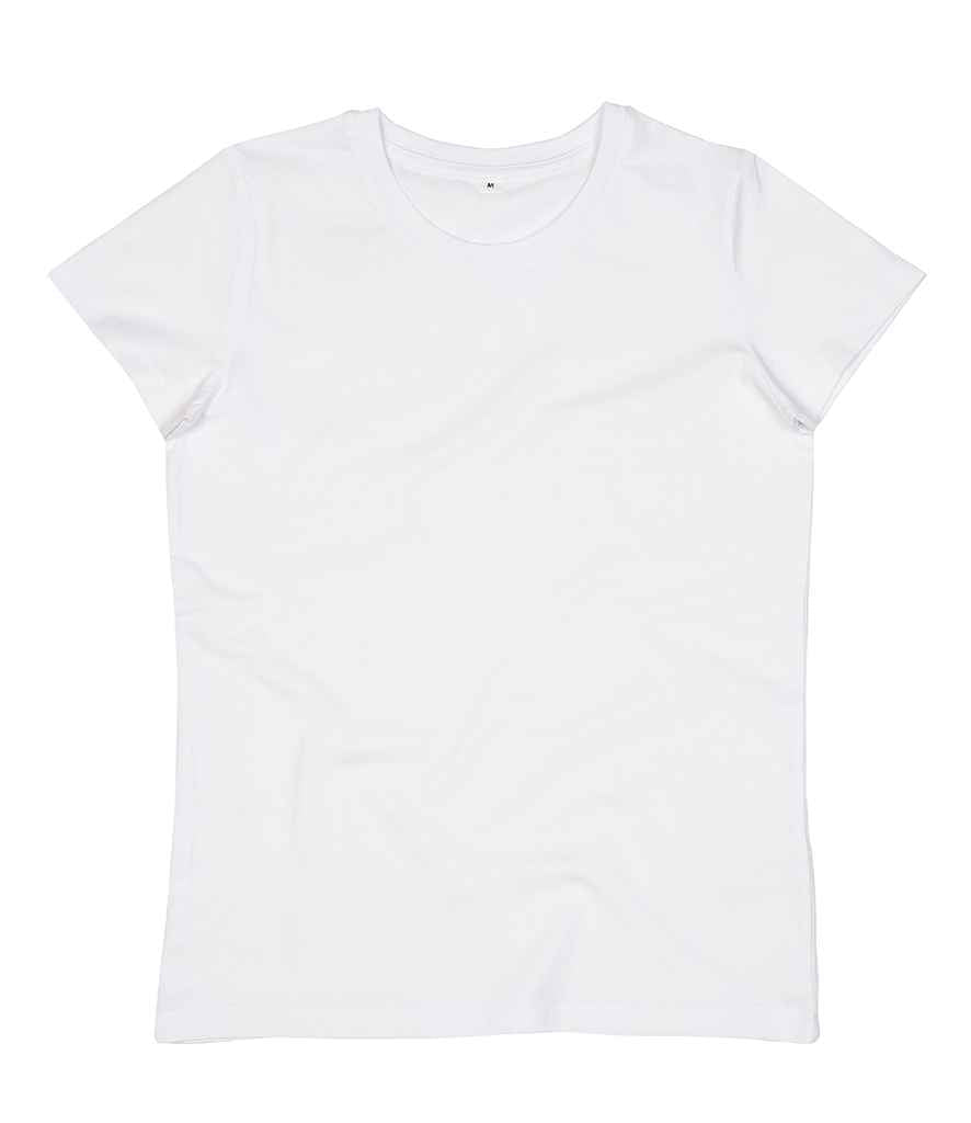 Mantis Ladies Essential T-Shirt in White by Mantis — Custom branded clothing by Print Press, featuring premium embroidery produced in our specialist print lab in the UK.