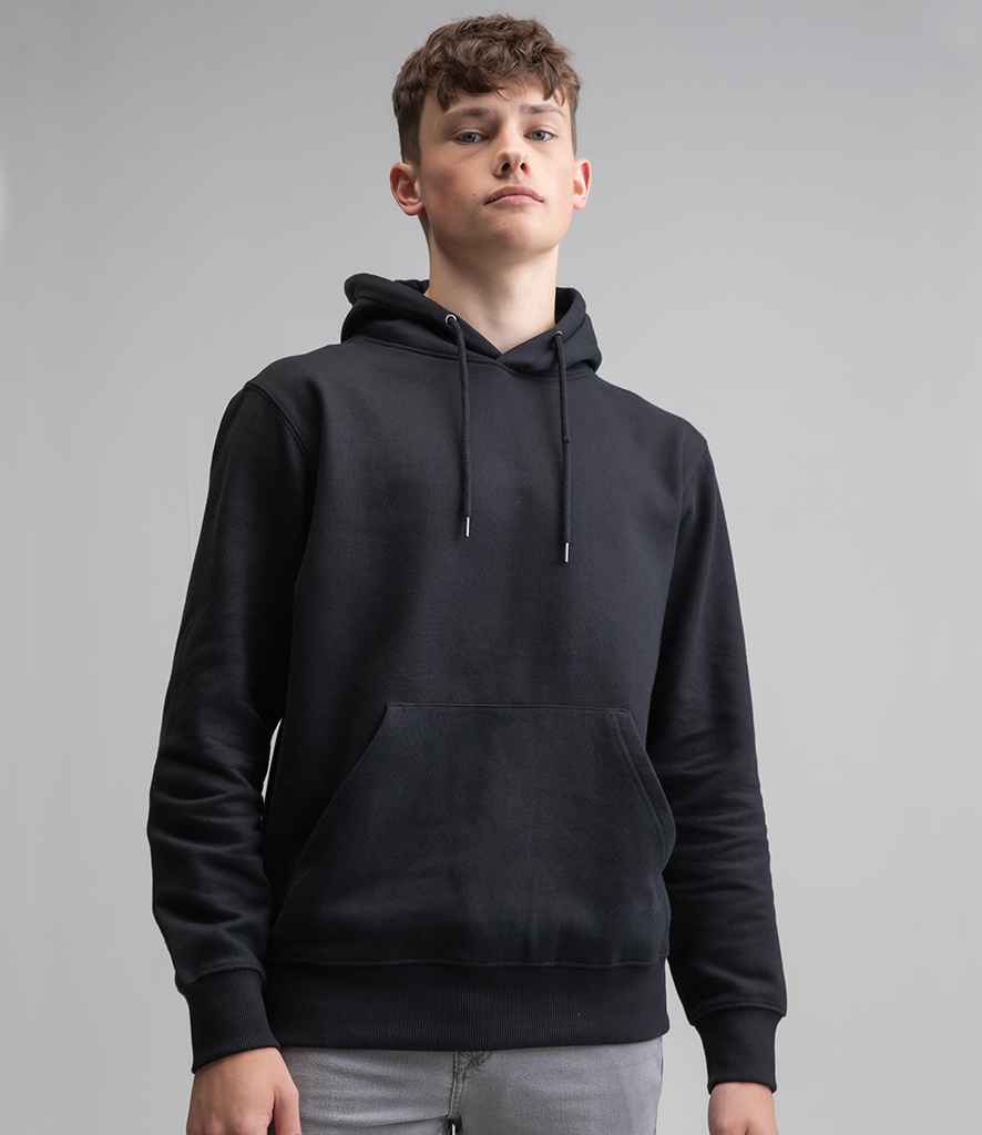 Mantis Unisex Essential Hoodie in Black by Mantis — Custom branded clothing by Print Press, featuring premium embroidery produced in our specialist print lab in the UK.