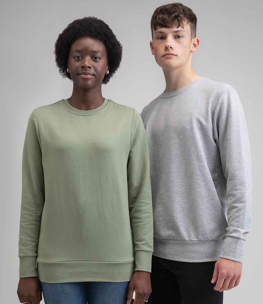 Mantis Unisex Essential Sweatshirt in Burgundy by Mantis — Custom branded clothing by Print Press, featuring premium embroidery produced in our specialist print lab in the UK.