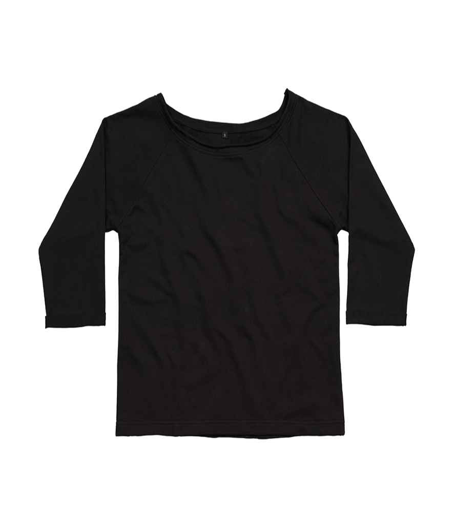 Mantis Ladies Flash Dance Sweatshirt in Black by Mantis — Custom branded clothing by Print Press, featuring premium embroidery produced in our specialist print lab in the UK.
