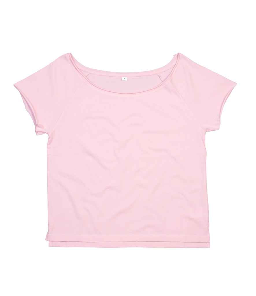 Mantis Ladies Flash Dance T-Shirt in Soft Pink by Mantis — Custom branded clothing by Print Press, featuring premium embroidery produced in our specialist print lab in the UK.