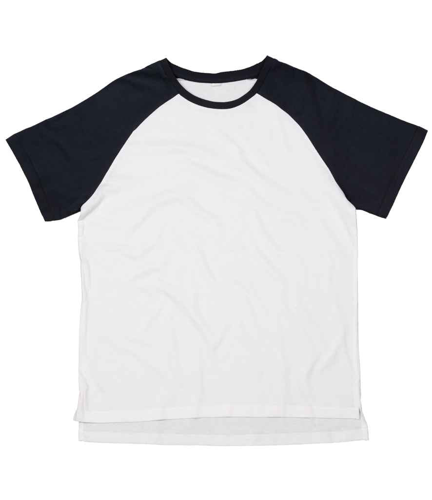Superstar by Mantis Contrast Baseball T-Shirt in by Superstar by Mantis — Custom branded clothing by Print Press, featuring premium embroidery produced in our specialist print lab in the UK.