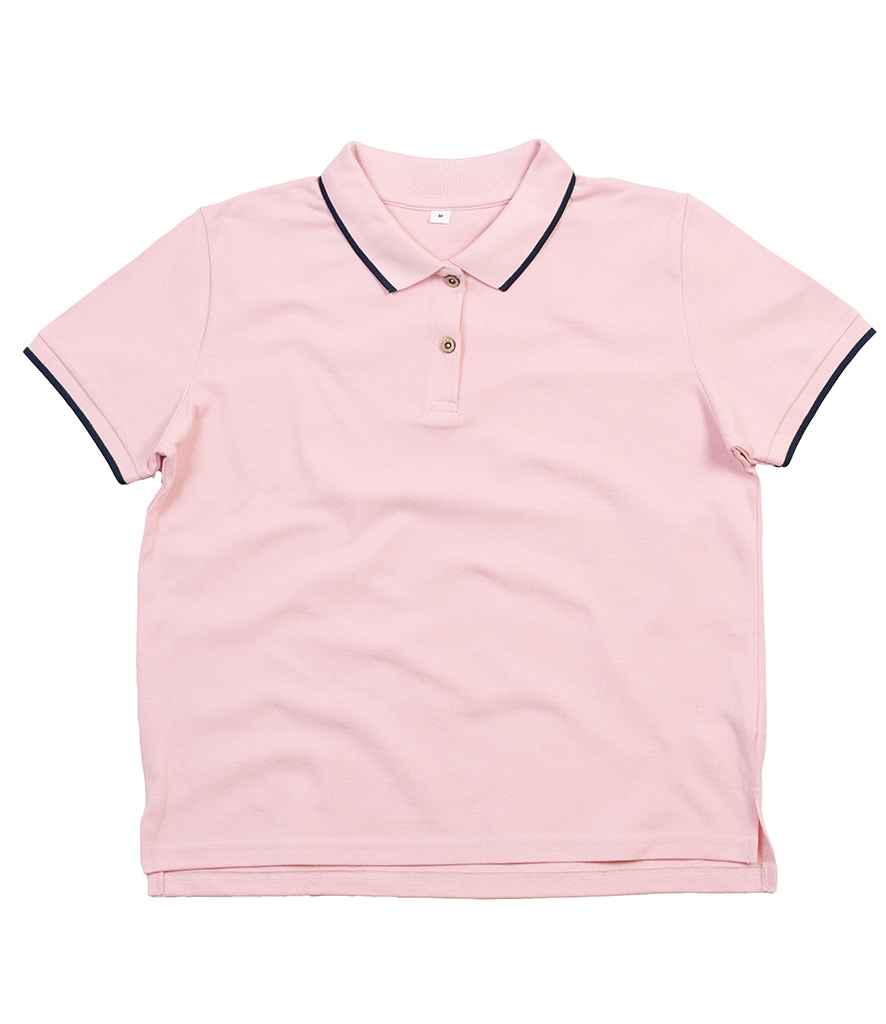 Mantis Ladies The Tipped Polo Shirt in by Mantis — Custom branded clothing by Print Press, featuring premium embroidery produced in our specialist print lab in the UK.