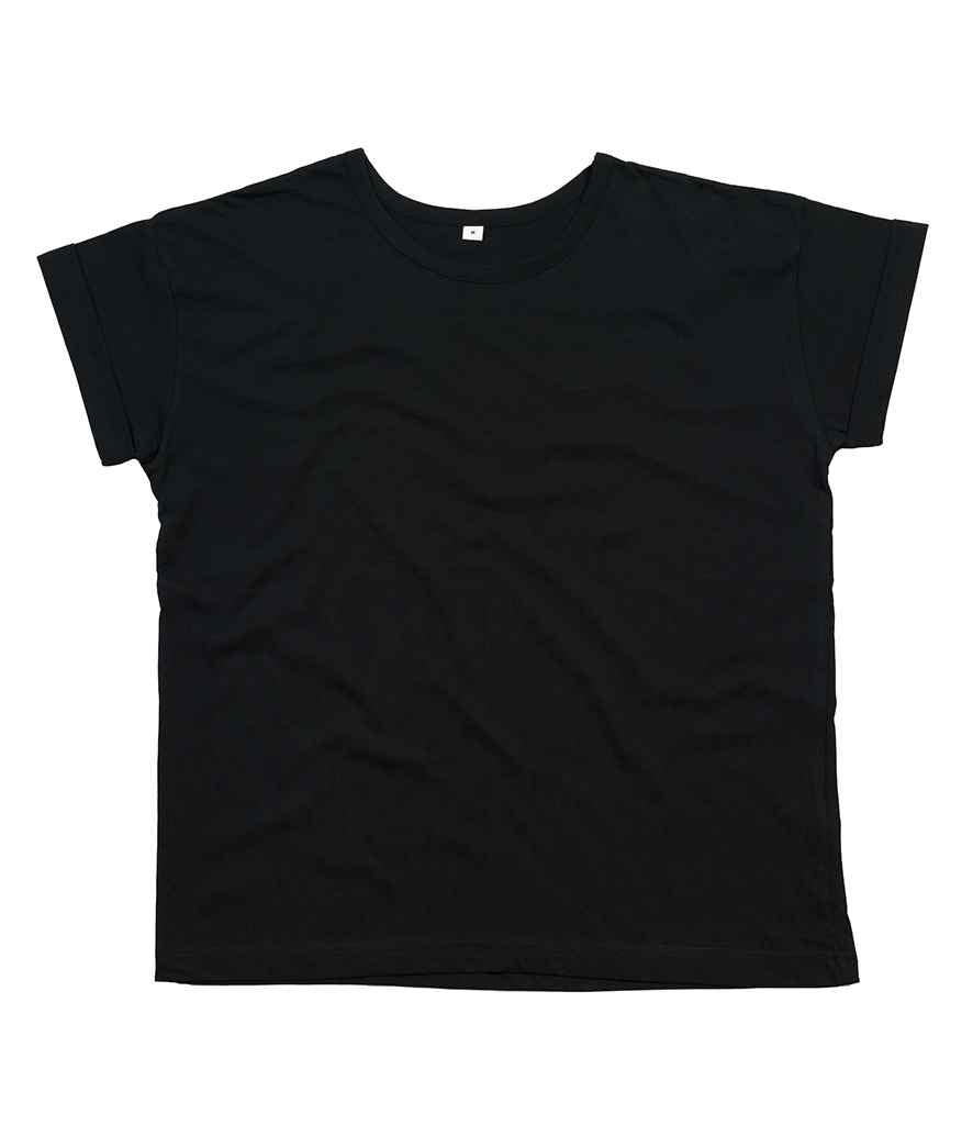 Mantis Ladies The Boyfriend T-Shirt in Black by Mantis — Custom branded clothing by Print Press, featuring premium embroidery produced in our specialist print lab in the UK.