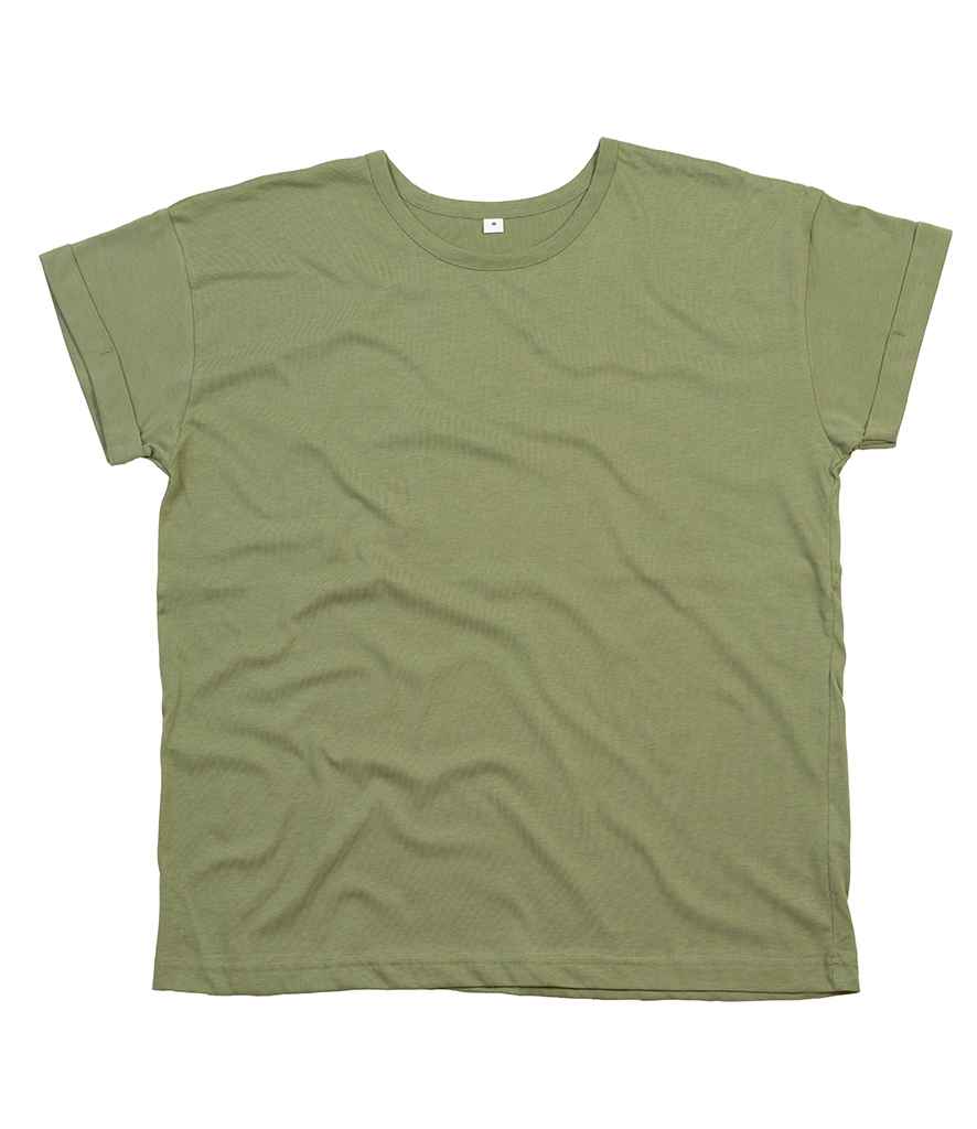 Mantis Ladies The Boyfriend T-Shirt in Olive Green by Mantis — Custom branded clothing by Print Press, featuring premium embroidery produced in our specialist print lab in the UK.
