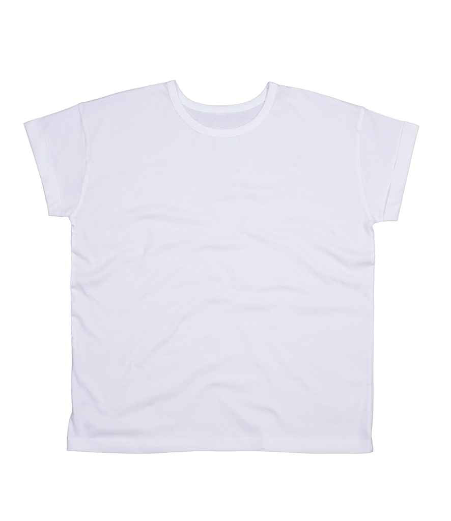 Mantis Ladies The Boyfriend T-Shirt in White by Mantis — Custom branded clothing by Print Press, featuring premium embroidery produced in our specialist print lab in the UK.
